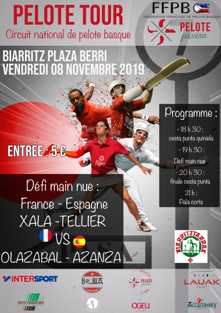 Lire la suite à propos de l’article PELOTE TOUR 2019 / PLAZA BERRI