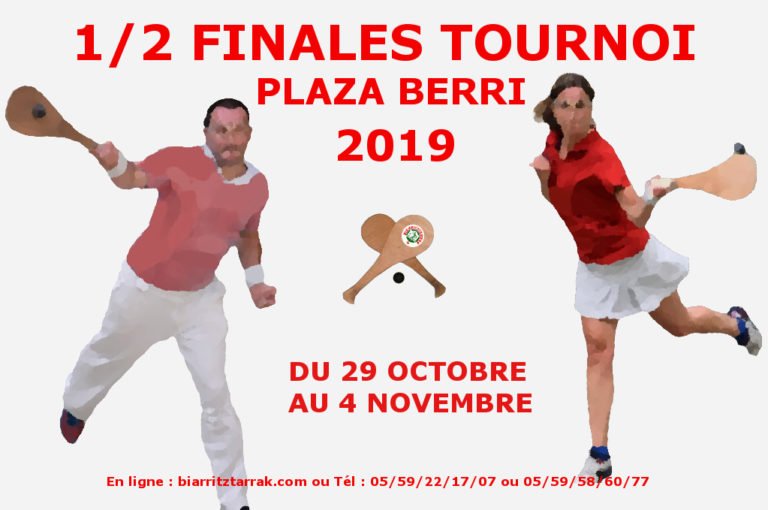 Lire la suite à propos de l’article 1/2 FINALES TOURNOI PLAZA BERRI