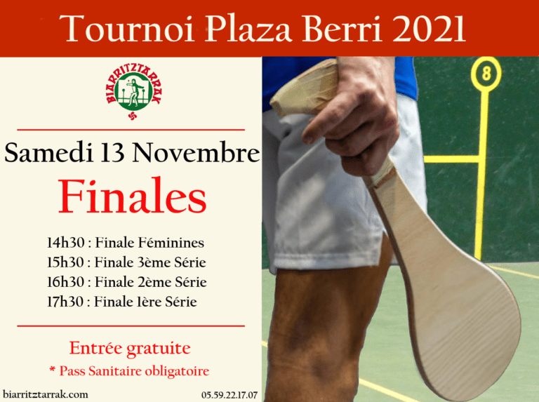 Lire la suite à propos de l’article Finales Tournoi PLaza Berri 2021