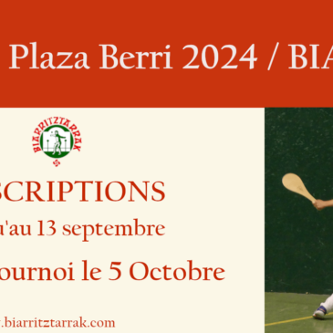 Tournoi Plaza Berri 2024 (Paleta gomme pleine)