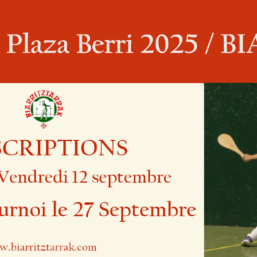 Tournoi Plaza Berri 2025 (Paleta gomme pleine)