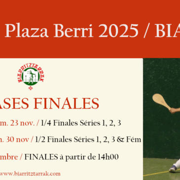 Phases finales Tournoi Plaza Berri
