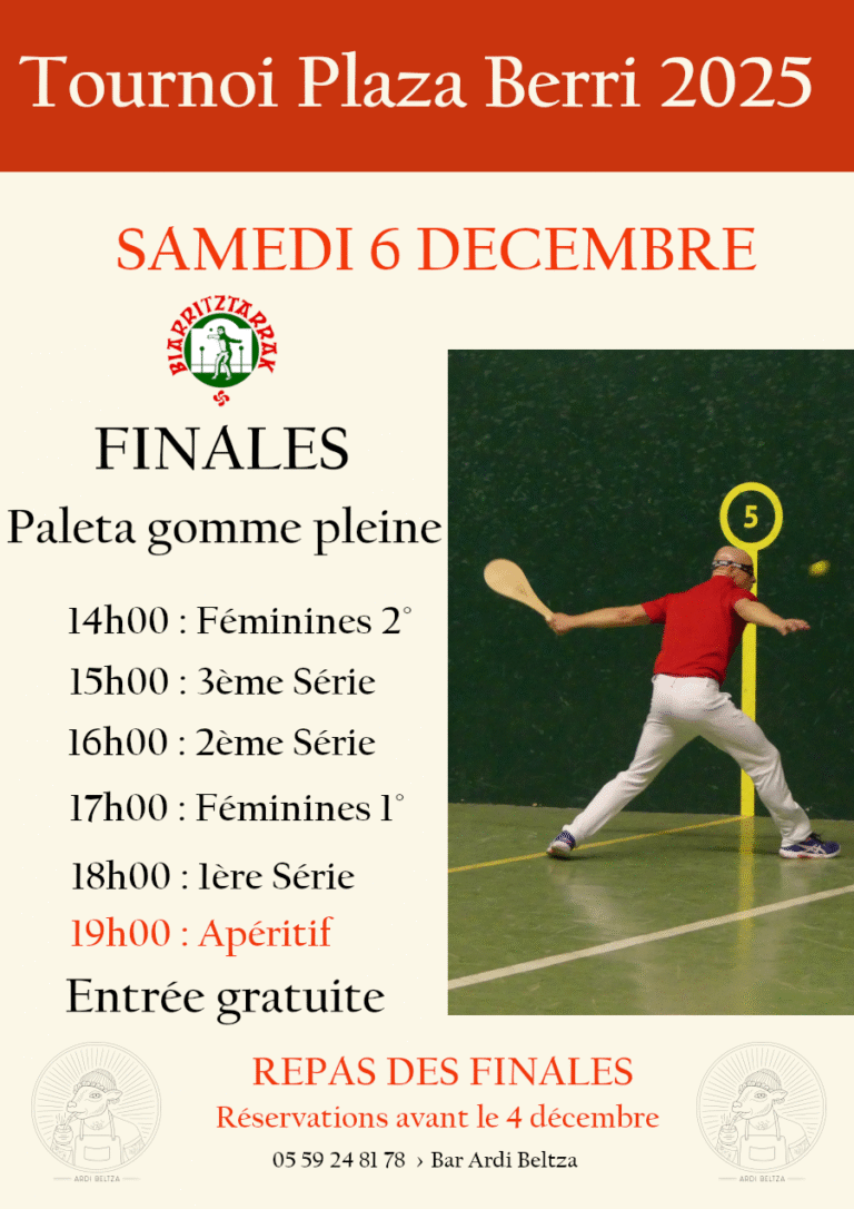 Lire la suite à propos de l’article PROGRAMME DES FINALES 2025