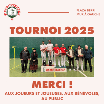 JOURNÉE DES FINALES TOURNOI 2025