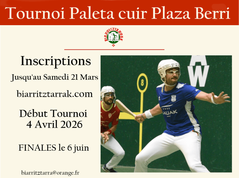 Lire la suite à propos de l’article Tournoi Open Paleta cuir (Infos)
